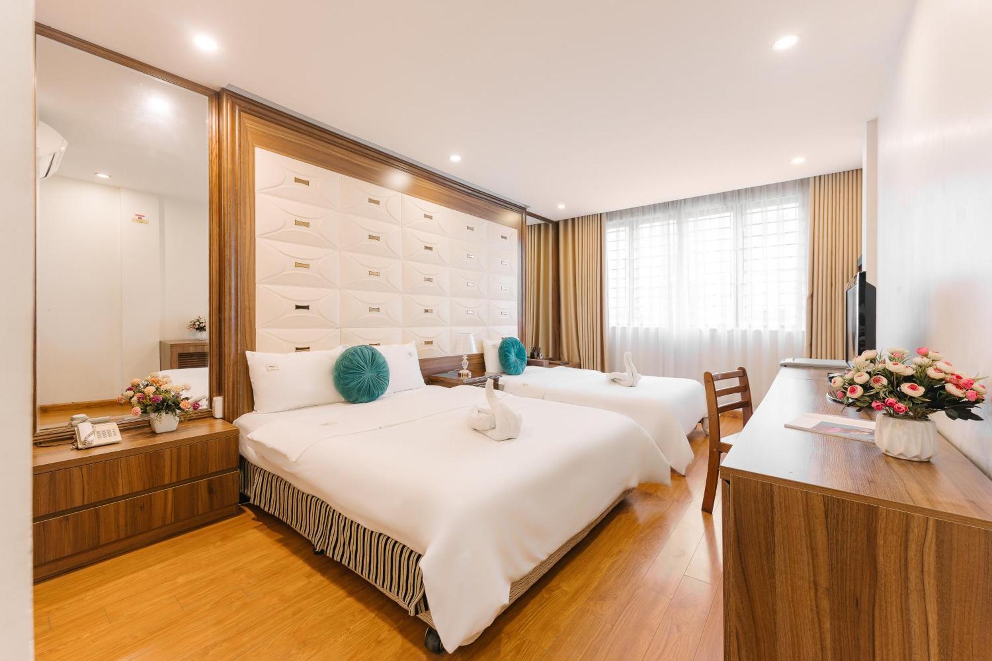 האנוי The Ky Moi Hotel And Spa - Ha Noi Center- Near Vincom Ba Trieu מראה חיצוני תמונה