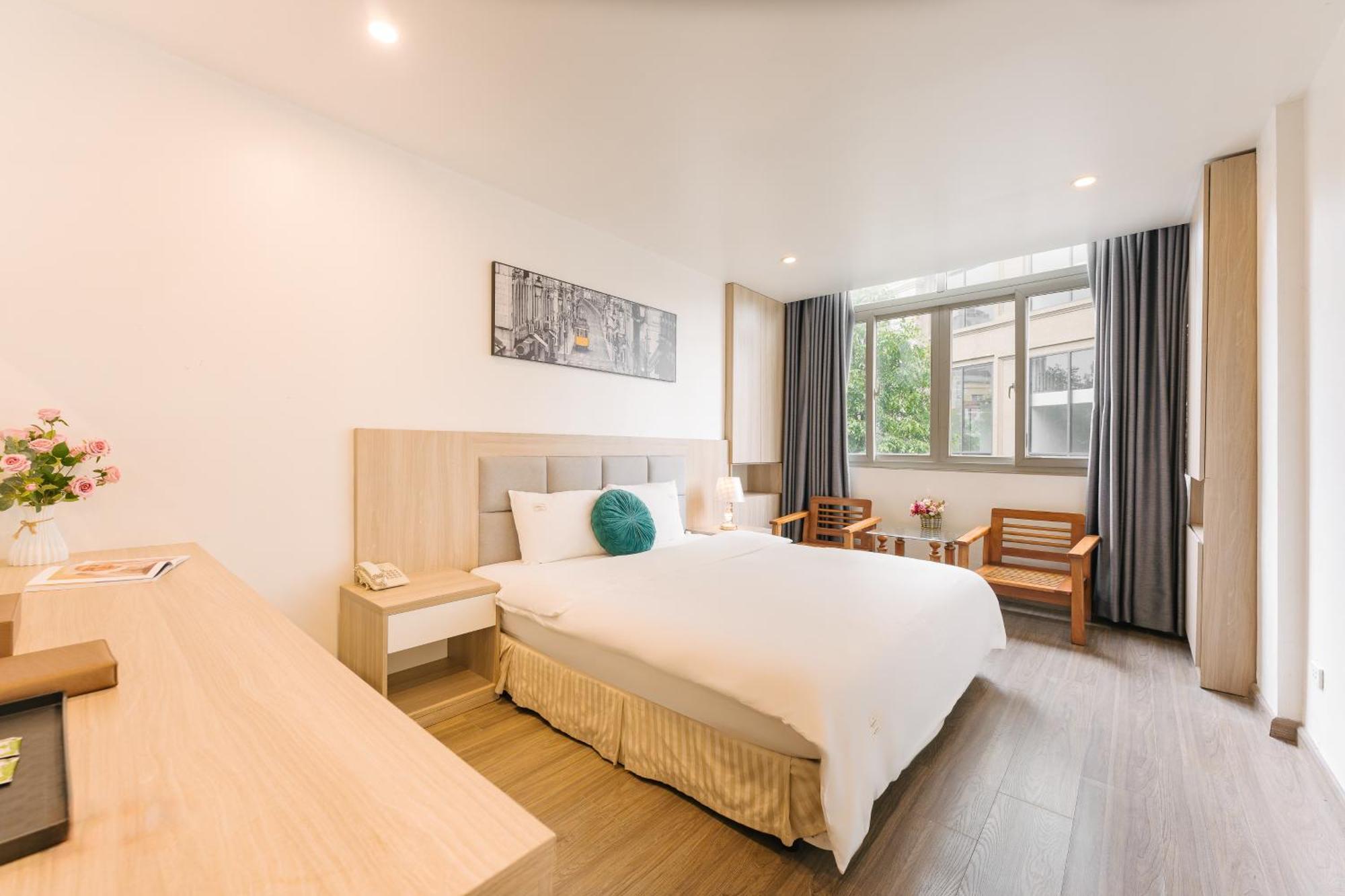האנוי The Ky Moi Hotel And Spa - Ha Noi Center- Near Vincom Ba Trieu מראה חיצוני תמונה